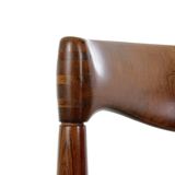 Set of 4 Scandinavian chairs in Rio rosewood by HW Klein