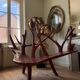Rosewood bench, Italian work from the 1970s.