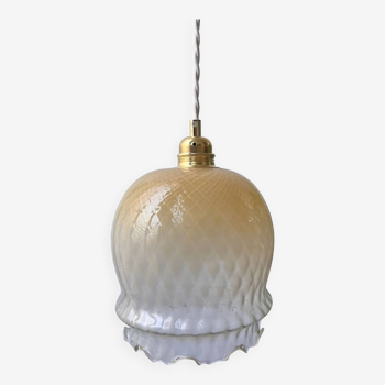 Large tropical style pineapple pendant light