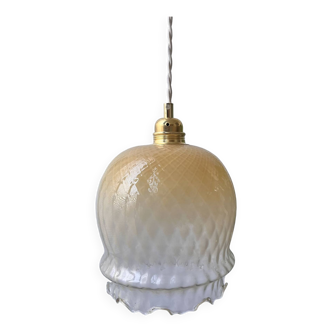 Large tropical style pineapple pendant light