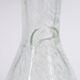 Clear bubbled glass carafe bottle from Biot, 1970s