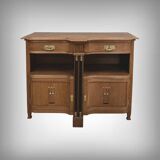 Oak dessert buffet in the style of Gustave Serrurier-Bovy, Art Deco – 1930