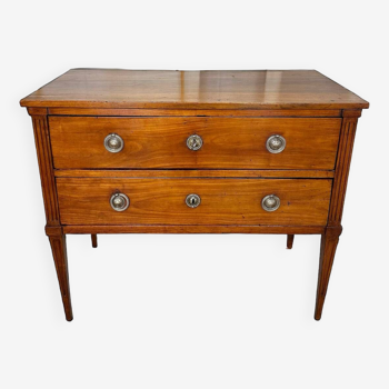 Commode sauteuse en noyer époque 19ème siècle