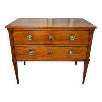 Commode sauteuse en noyer époque 19ème siècle