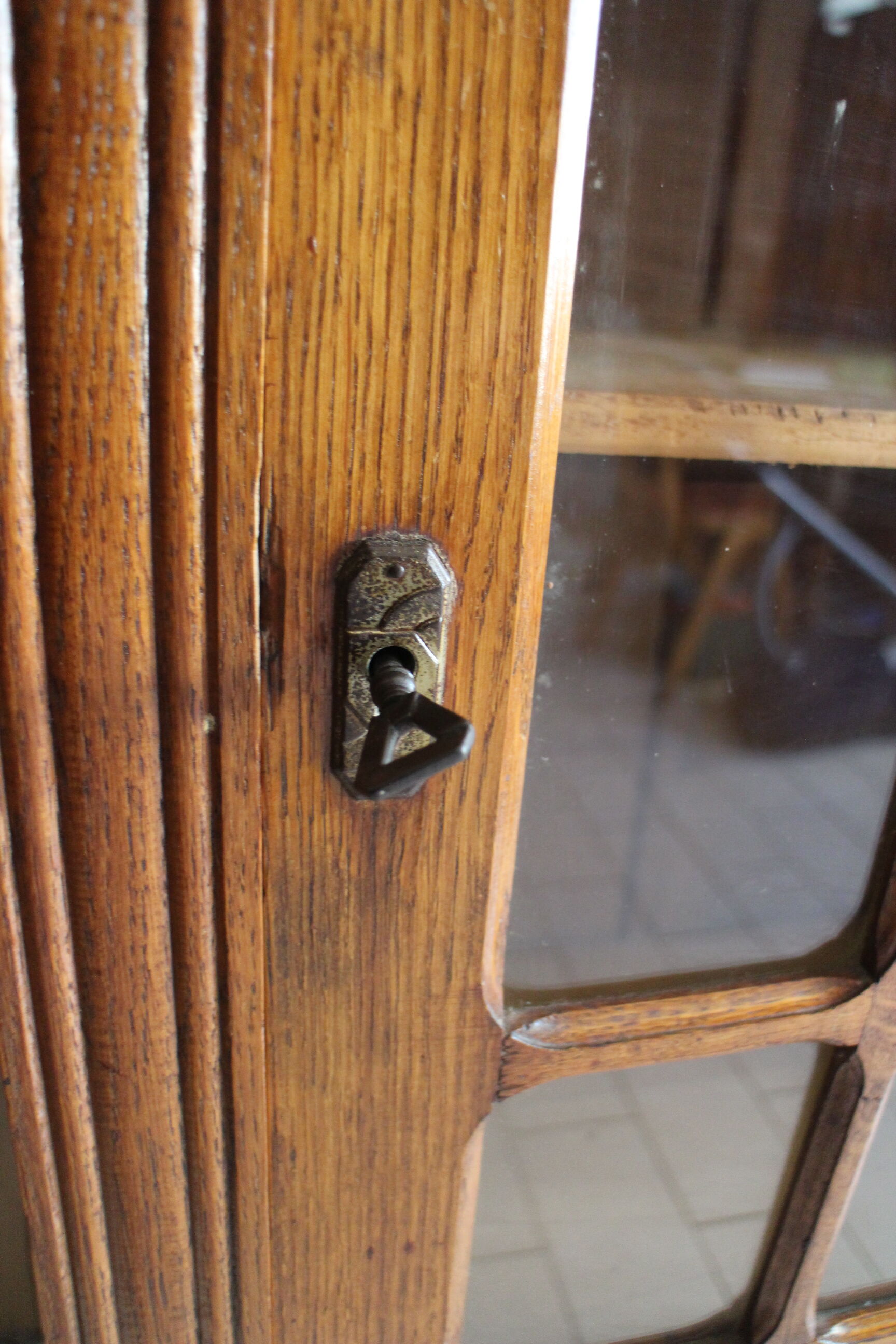 Parisian art deco glazed wardrobe