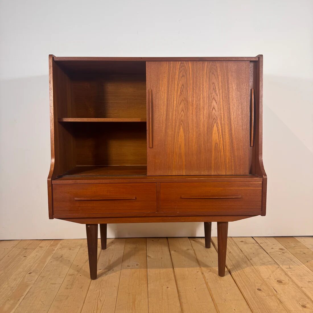 Danish teak bar cabinet, 1960s