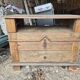 Antique wooden furniture, 2 parts.