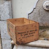 Vintage wooden whisky case