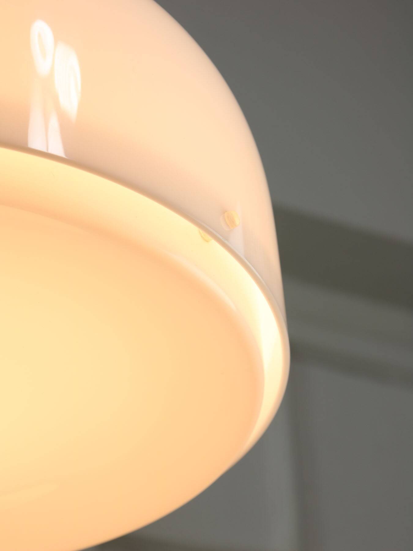 White Space Age Pendant Lamp from Guzzini