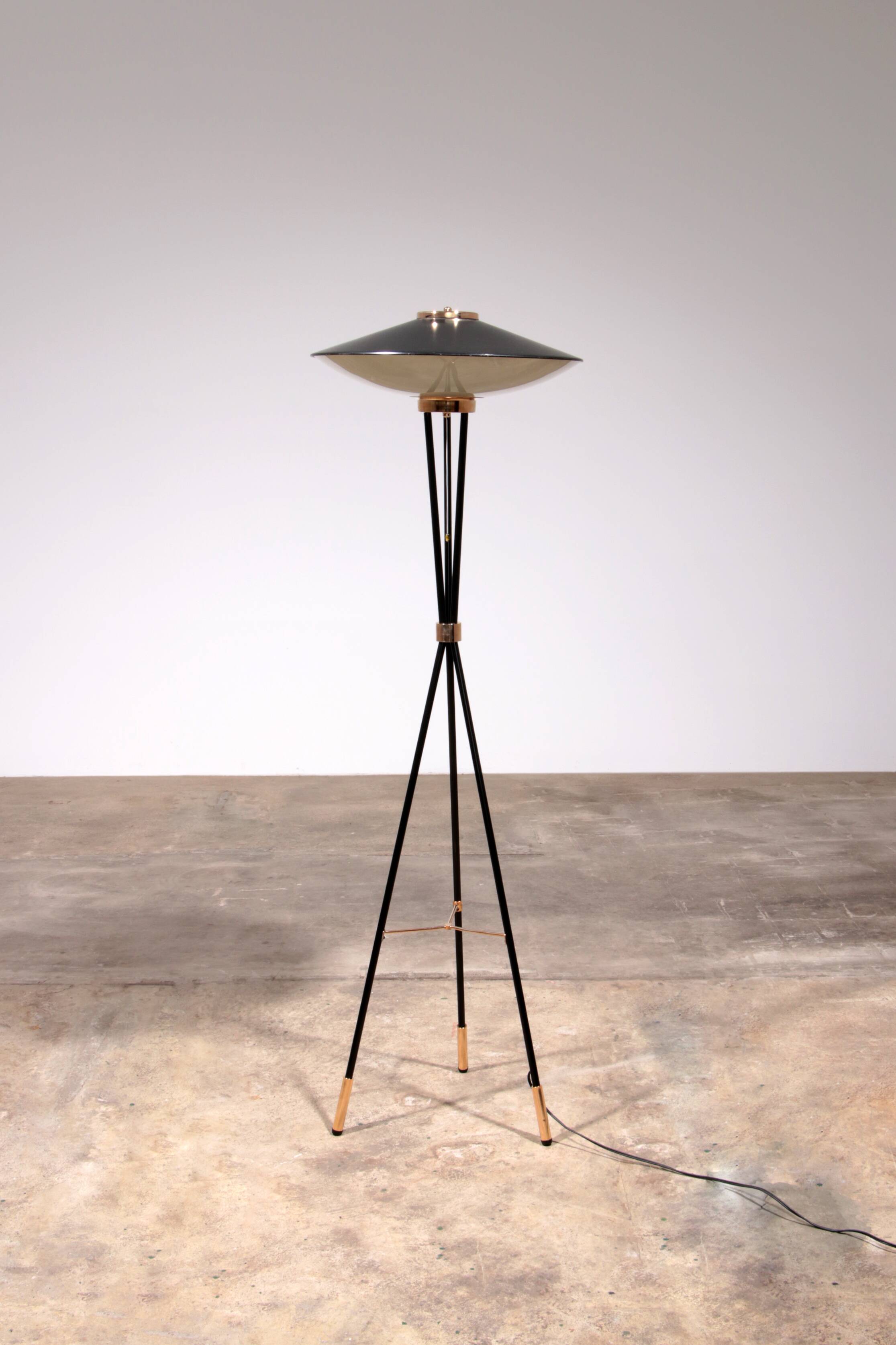 Mid-Century Italian Floor Lamp from Stilnovo, 1950s