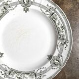 Round ironstone dish from St Amand and Hamage, "Medallion" service