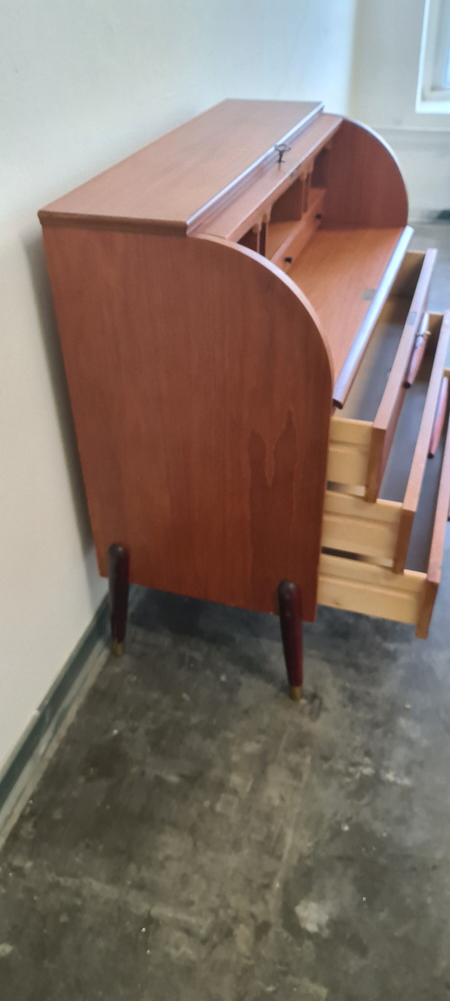 Vintage Scandinavian design secretary by Egon Ostergaard for SMI