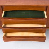 Vintage Sideboard in Teak with Drawers and Sliding Doors, 1960s