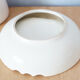 Large hollow ashtray in red and white earthenware, 50s or 60s