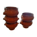 Bowls for onion soup