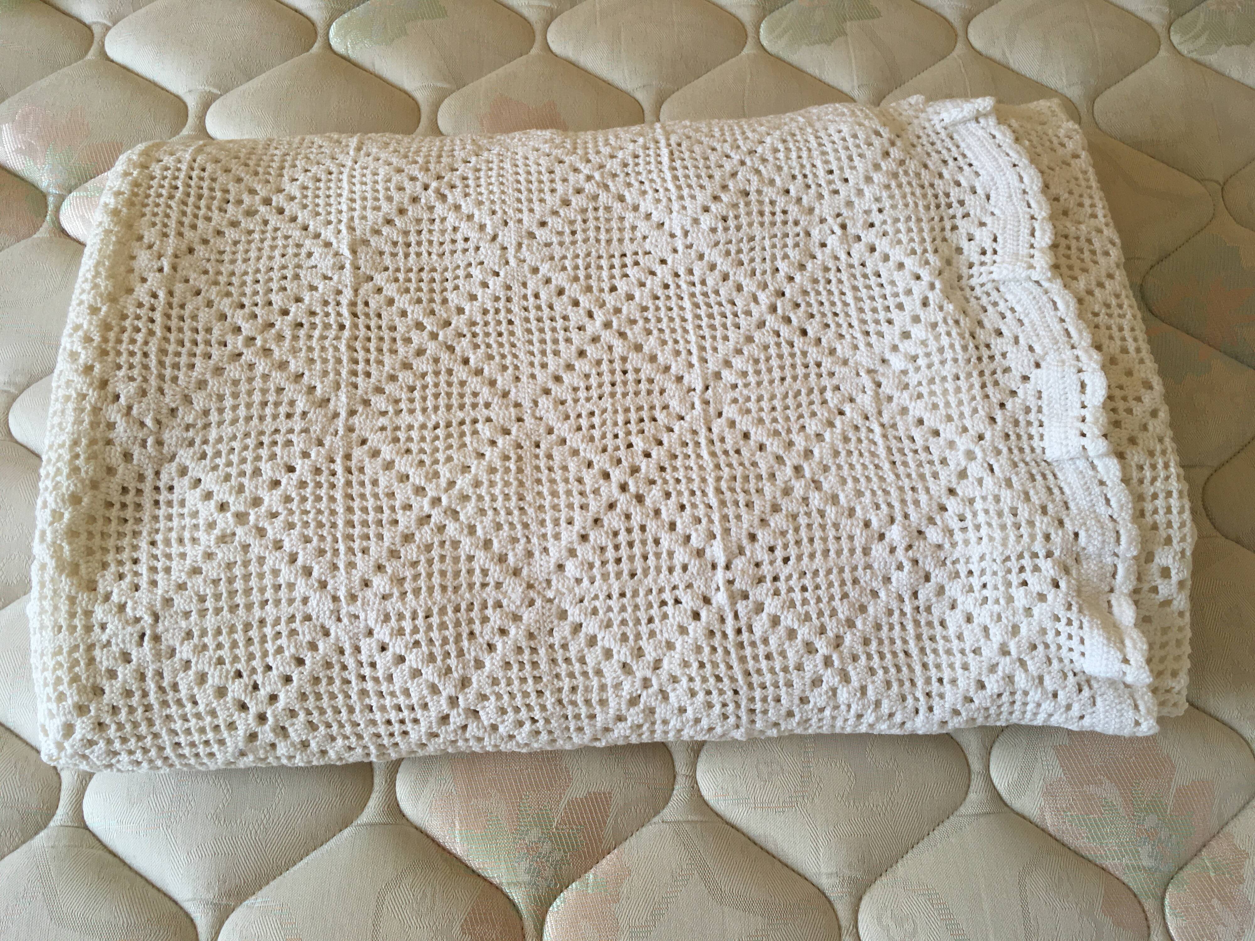 Handmade Crochet Square Blanket