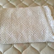 Couverture de carrés en crochet Fait Main