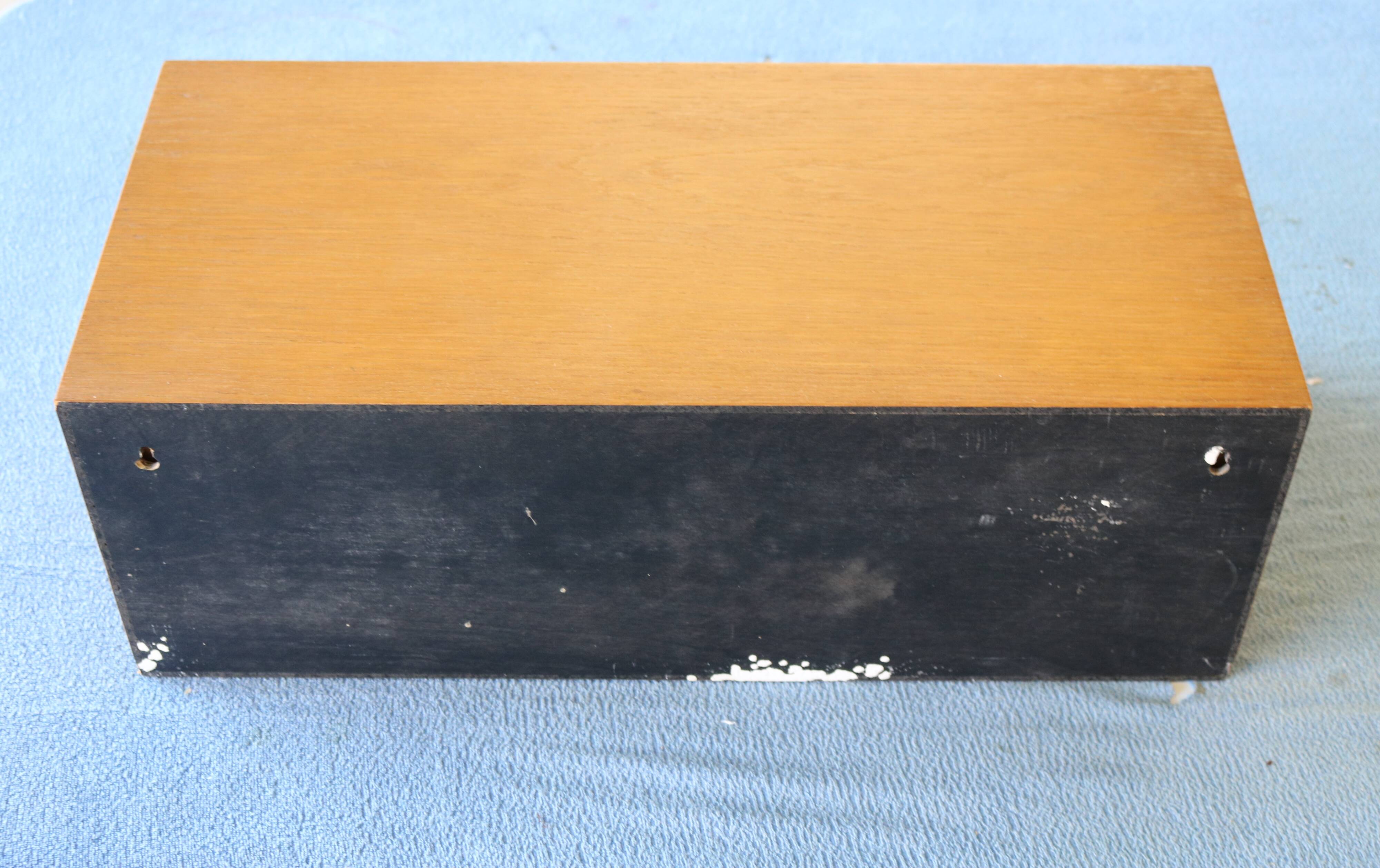 Rare floating nightstand  in oak wood with  drawers - Denmark 70