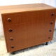 Scandinavian teak dresser and storage, 60's