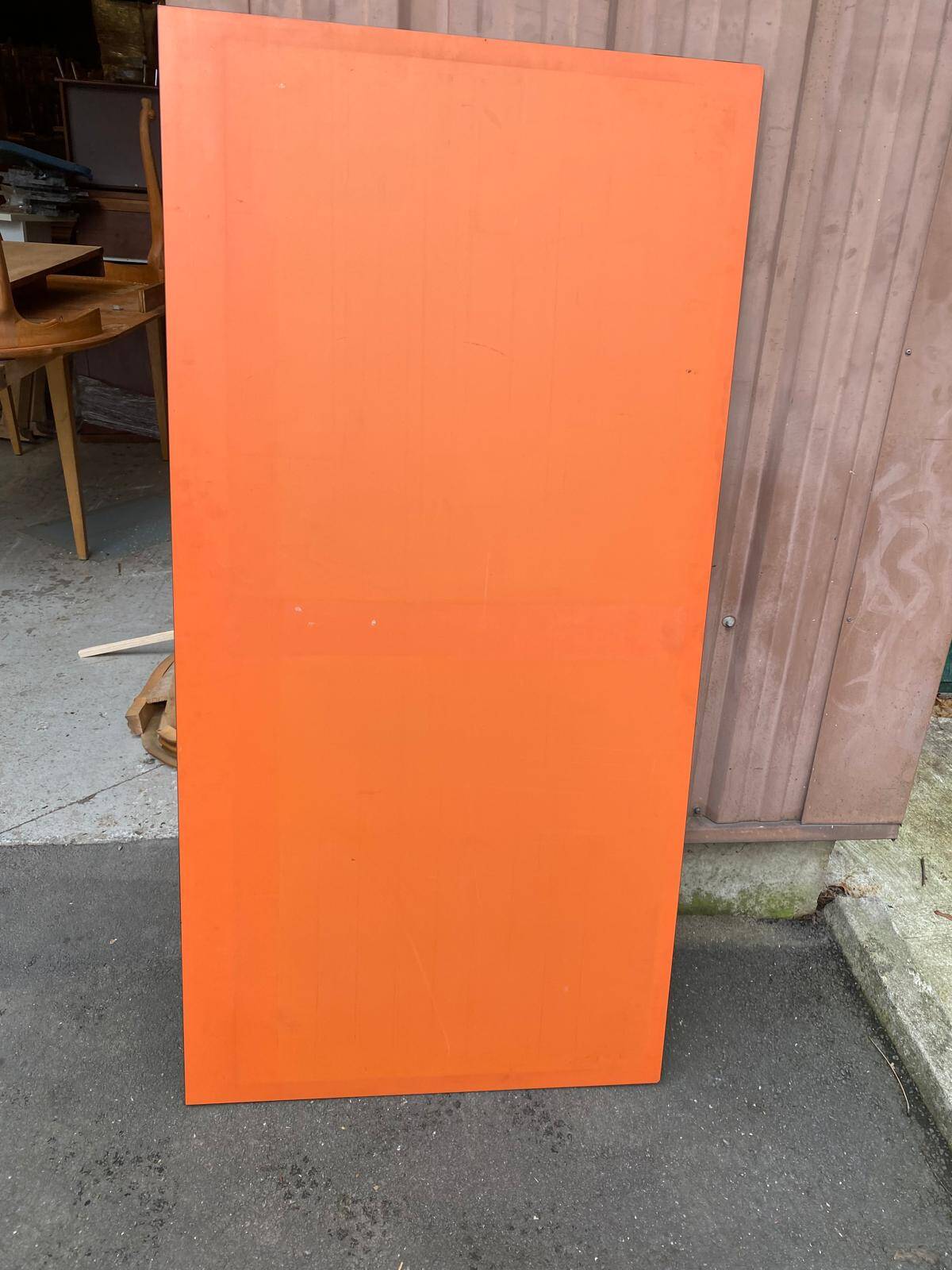 Vintage rectangular mirror without frame 78x156cm