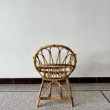 Children's rattan armchair