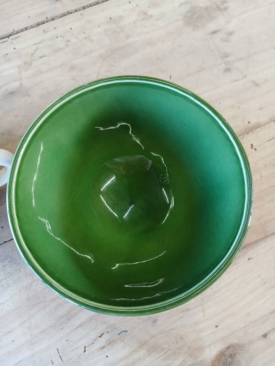 2 old Barbotine bowls