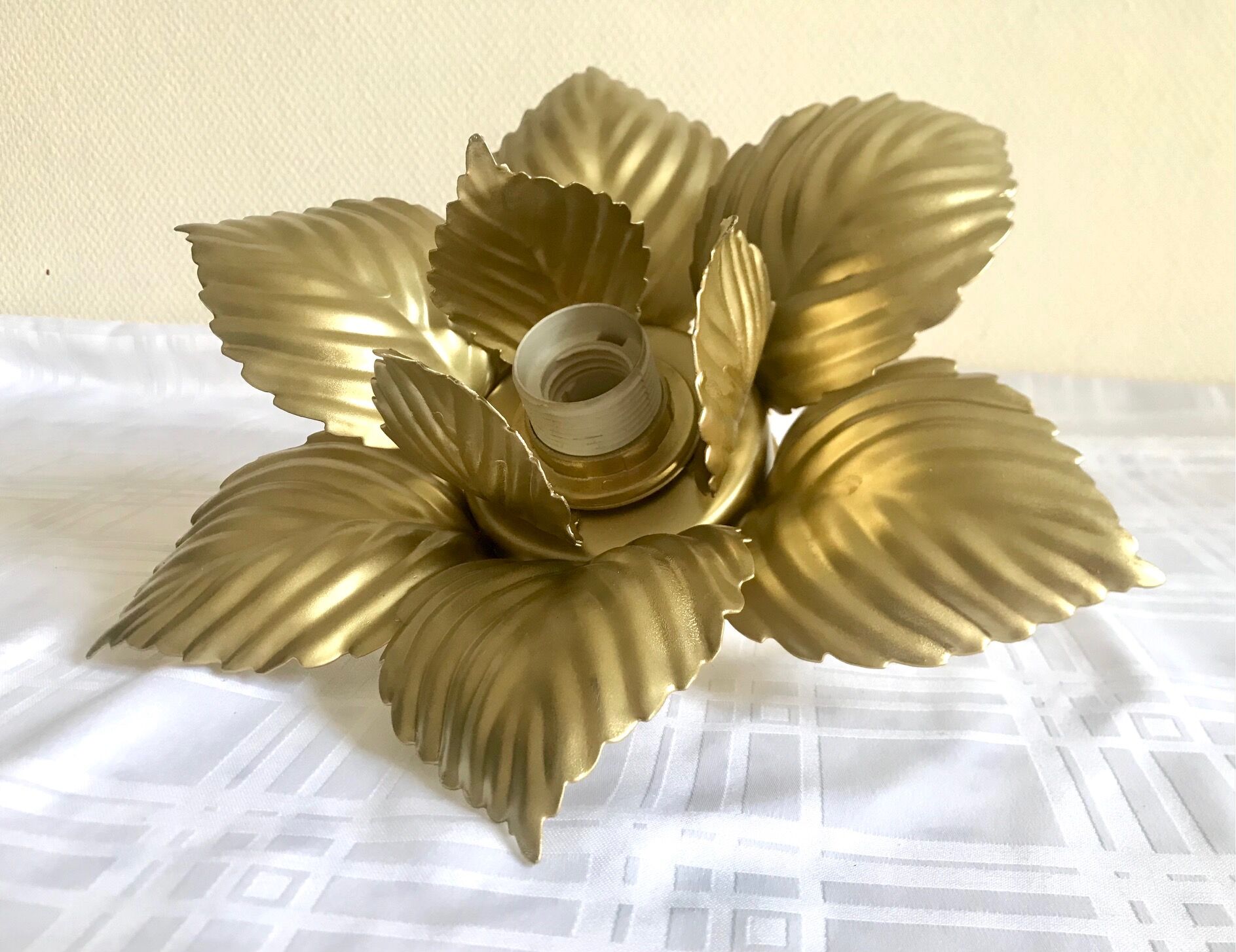 Masca golden flower wall lamp