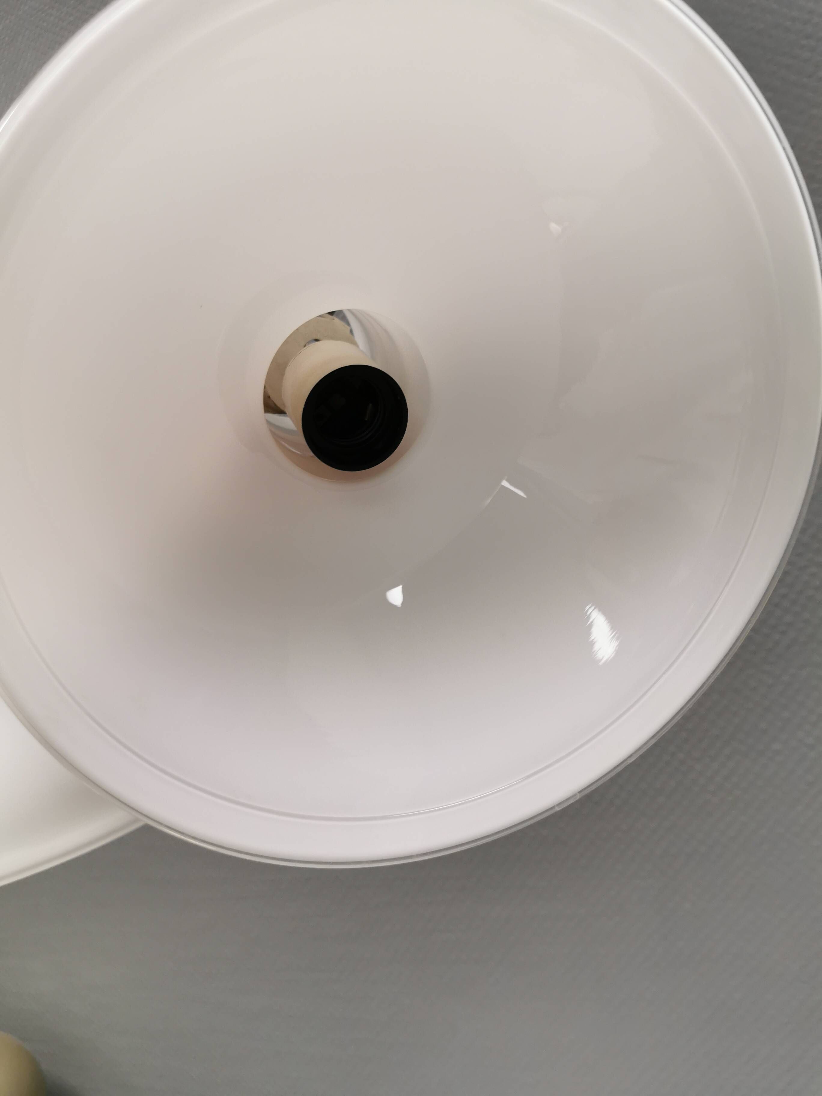 A pair of Sidse Werner pendant lamps, for Royal Copenhagen Denmark 1980s