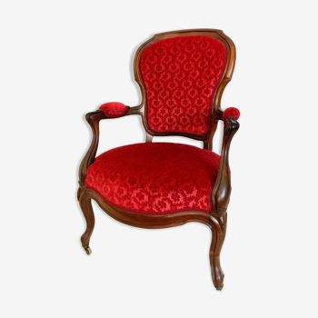 Louis XV Style Cabriolet armchair, circa 1850