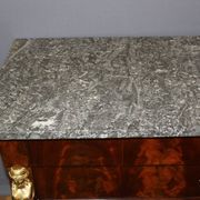Return from Egypt chest of drawers in mahogany, early 19th century