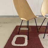 Set of 4 medea chairs by vittorio nobili for f.lii tagliabue signed
