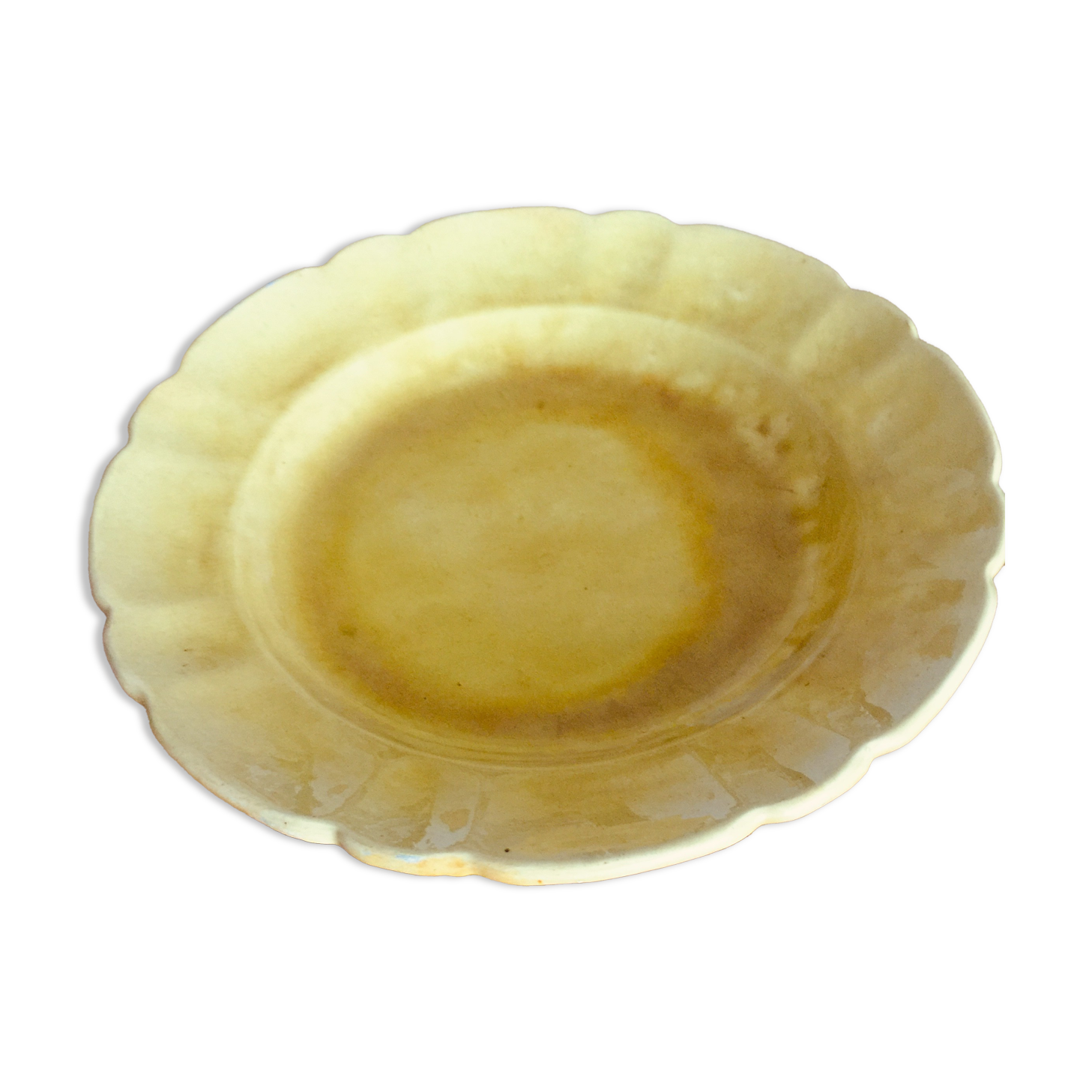 Yellow dish Aegitna Vallauris