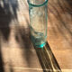 Transparent glass vase
