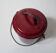 Old enamelled metal bucket pot