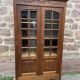 Display Cabinet Silver Cabinet Bookcase Provence Rocaille Louis XV Carved Oak 1920