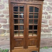Display Cabinet Silver Cabinet Bookcase Provence Rocaille Louis XV Carved Oak 1920