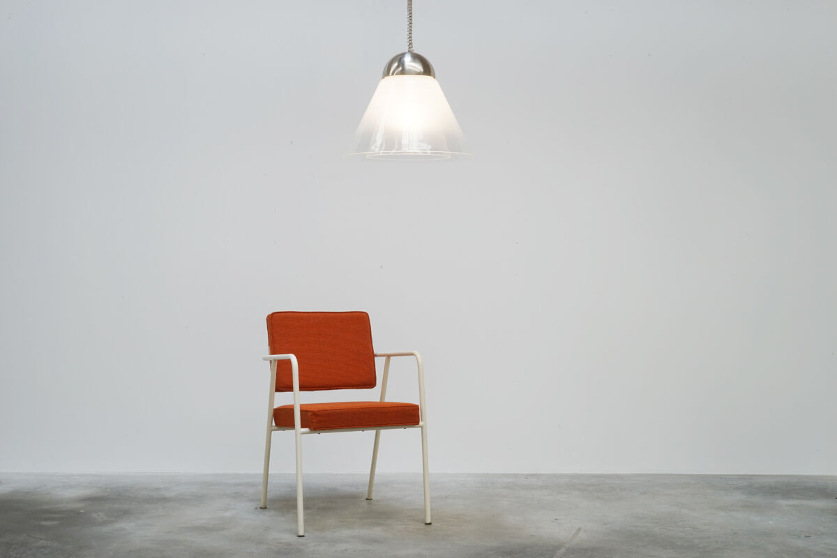 Italian double-blind glass suspension from the 1970s