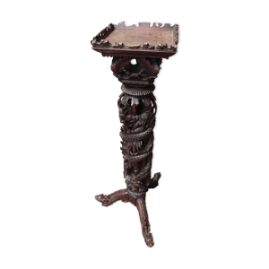Selette colonne en bois