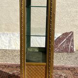 Showcase in gilded wood Louis XVI style