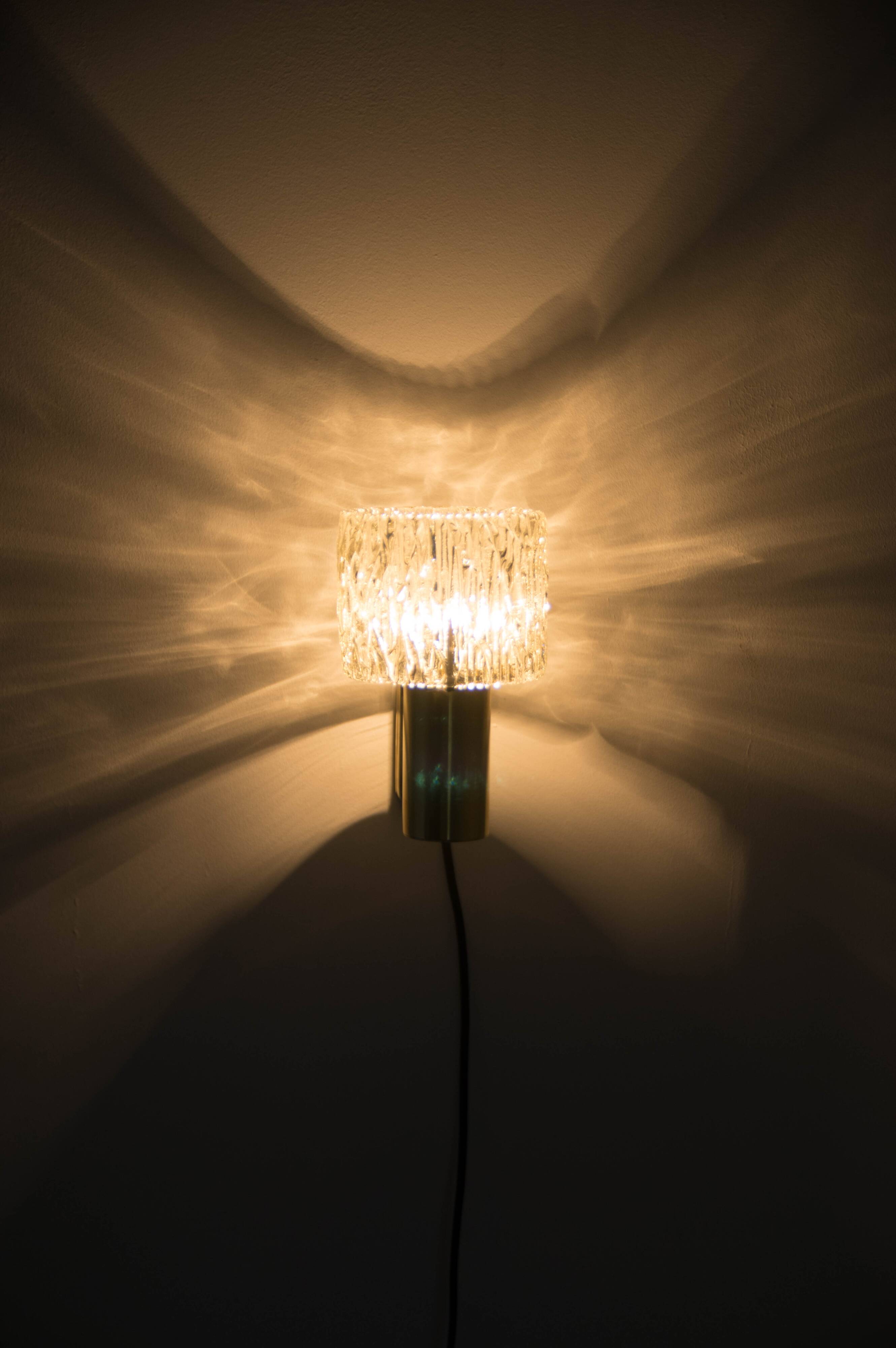 Set of pendant and two wall lights by fagerlund, 1950s