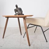 Vintage beige fireside chair