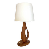 Organic shape Teak Lamp Danish 1960