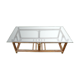 Table basse en rotin