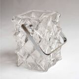 Glass ice bucket
