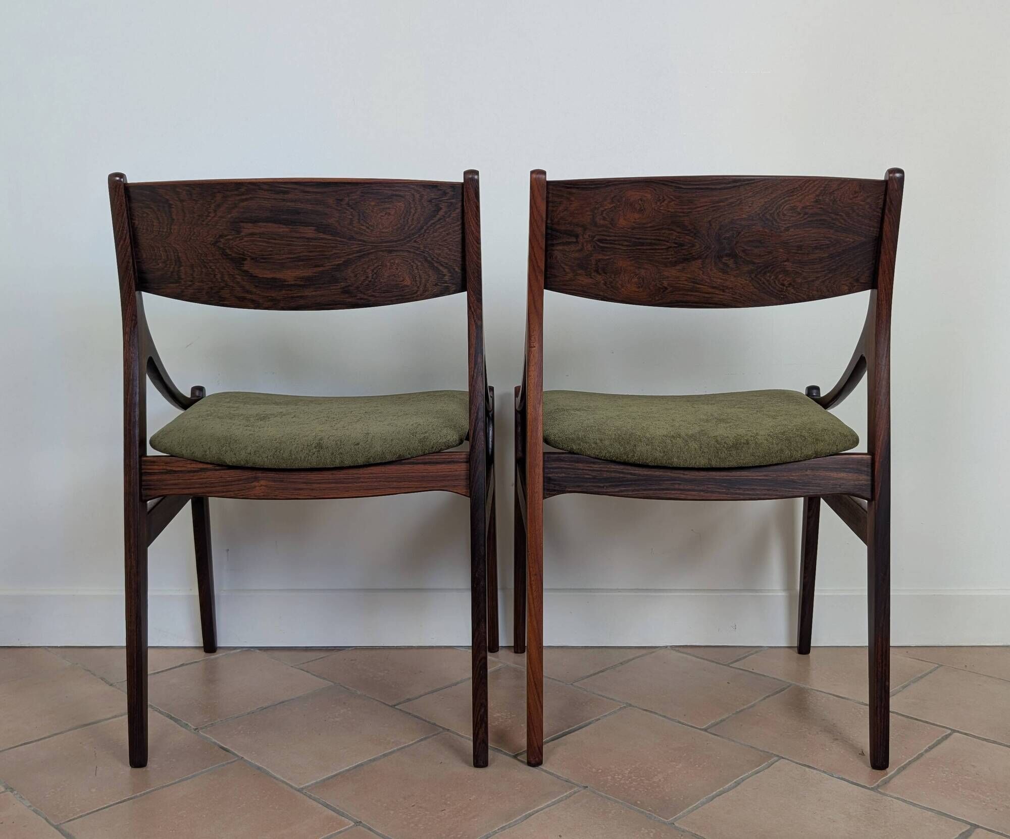 Paire de chaises danoise en palissandre
