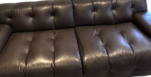 Roche Bobois Blogger Leather Sofa