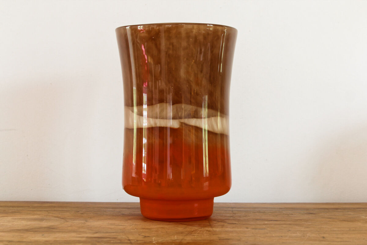 Vintage blown glass vase