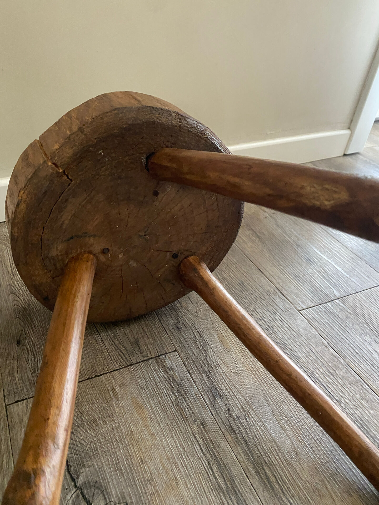 Vintage brutalist stool