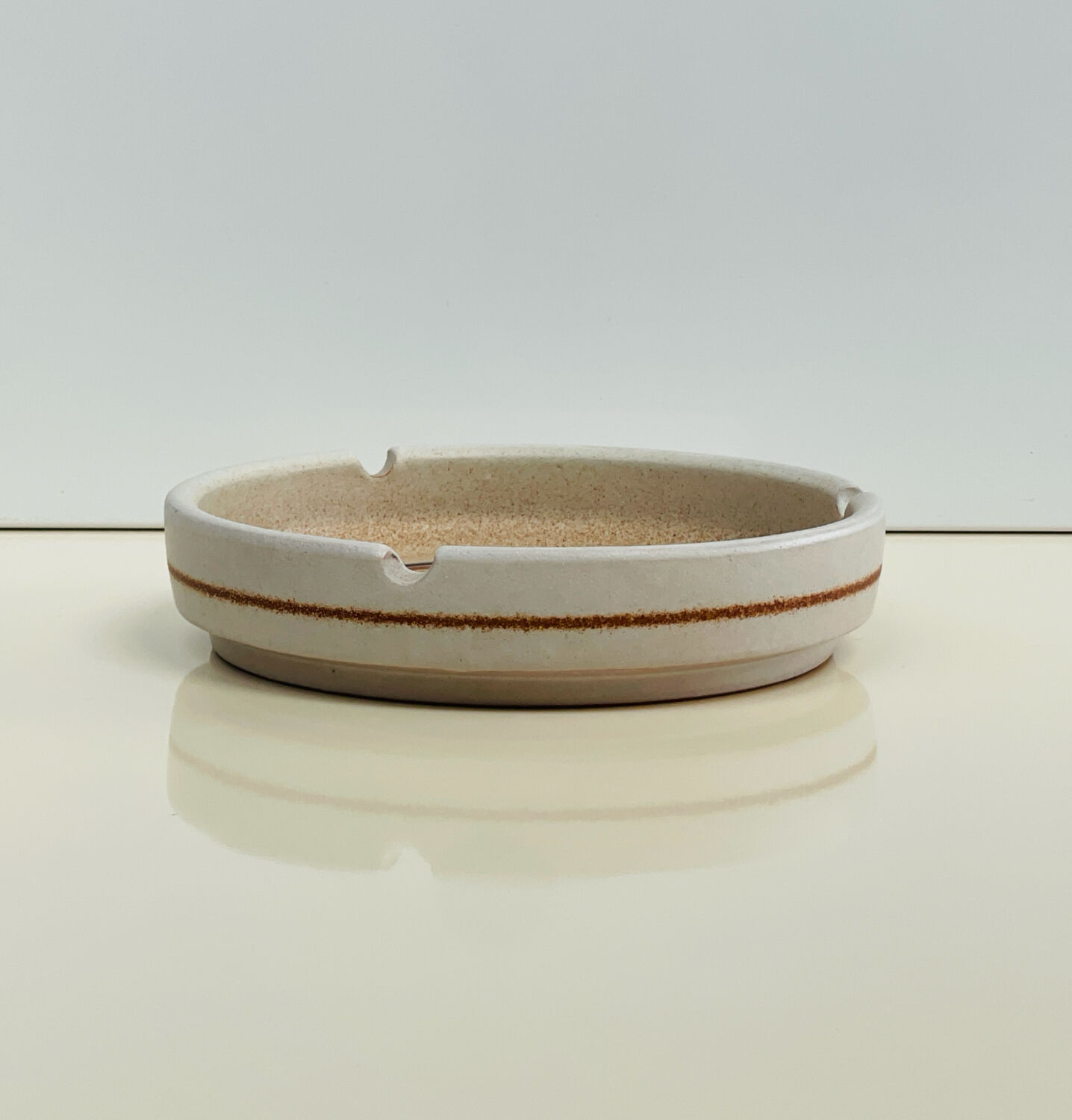 Large enamelled stoneware ashtray - Serra, Catalonia - 1970