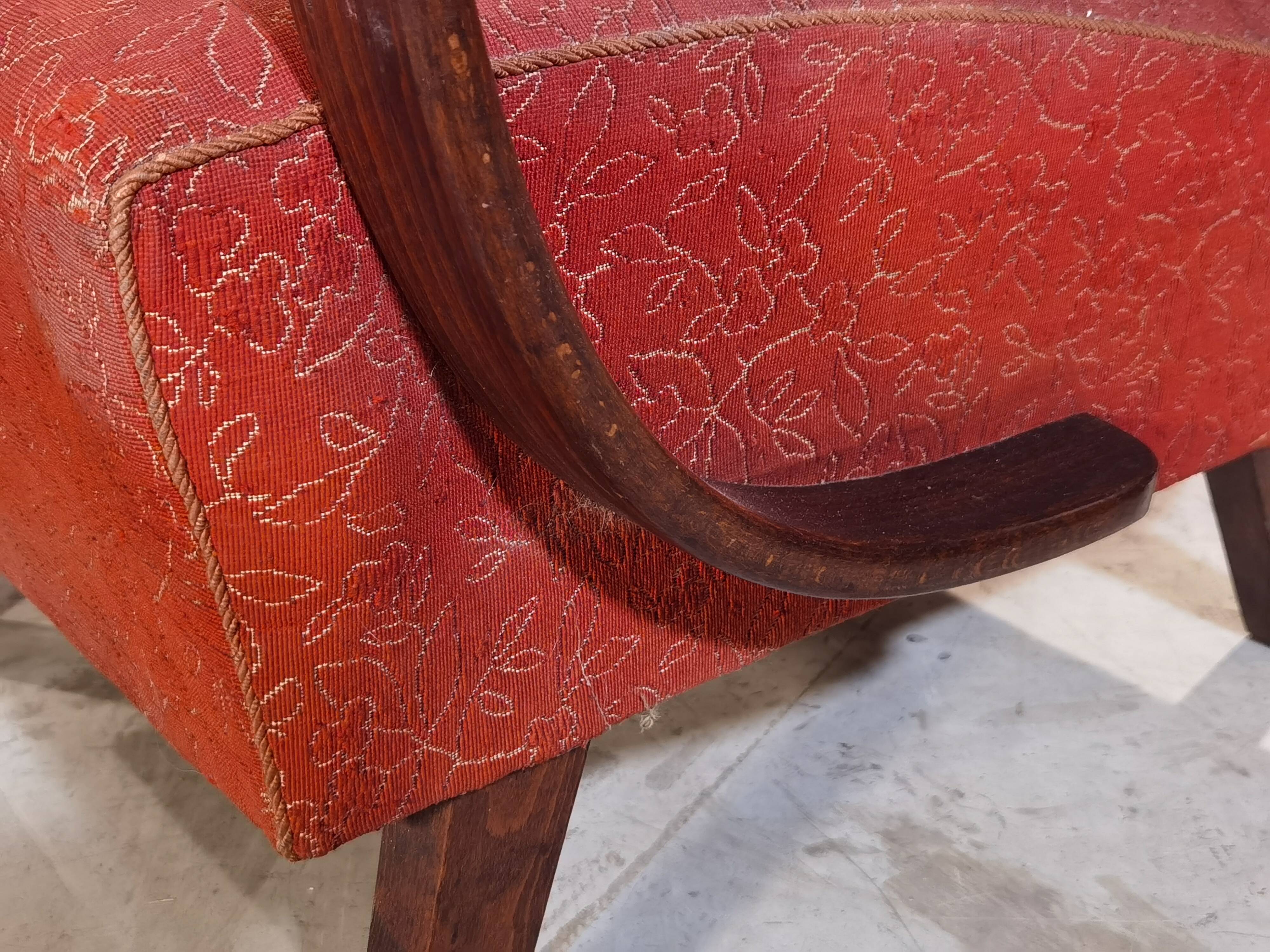 Pair of armchairs Jindřich Halabala Model 410